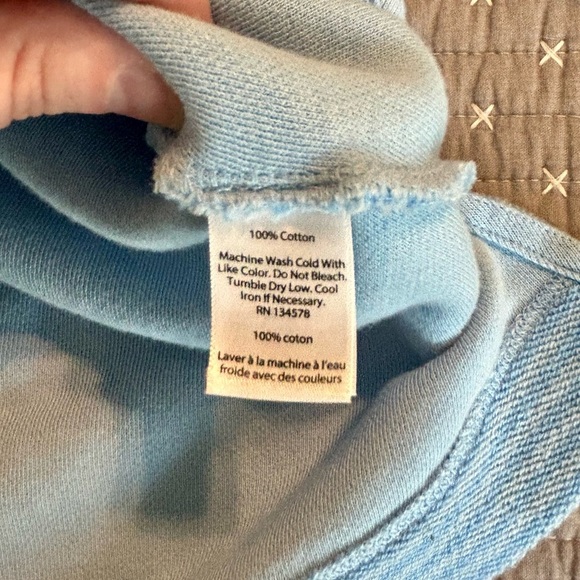 Vineyard Vines Women’s Light Blue Zip-Up 100% Cotton Size Medium - Picture 9 of 9